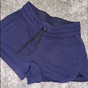 Navy Lululemon shorts